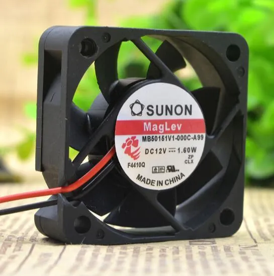 SUNON MB50151V1-000C-A99 5CM 1.60W DC 12V 2-wire cooling fan SUNON MB50151V1-000C-A99 5CM 1.60W DC 12V 2-wire cooling fan