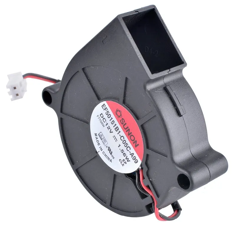 SUNON EF50151B1-C05C-A99 12V 1.56W turbine blower cooling fan SUNON EF50151B1-C05C-A99 12V 1.56W turbine blower cooling fan