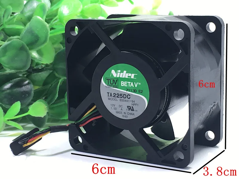 NIDEC B35441-94 12V 1.50A 60 * 60 * 38mm Voyage Violent Fan NIDEC B35441-94 12V 1.50A 60 * 60 * 38mm Voyage Violent Fan