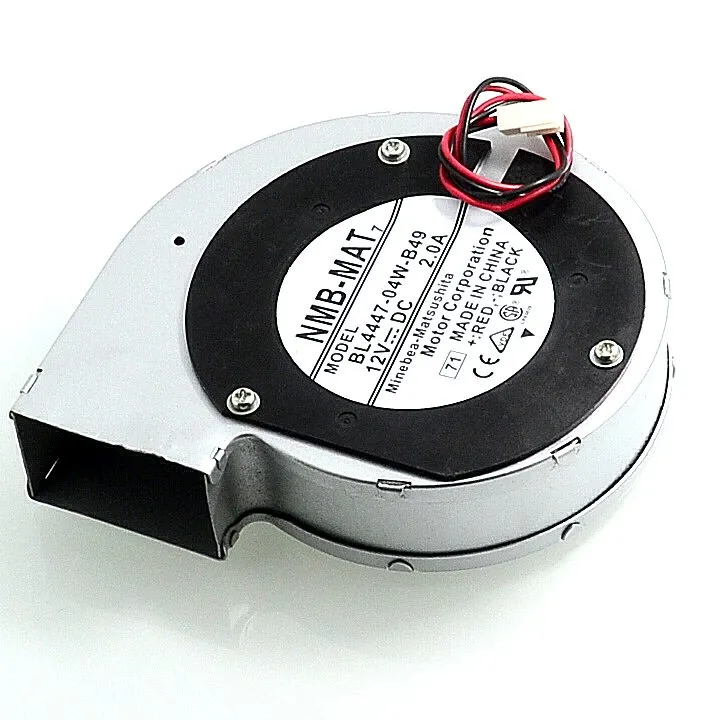NMB BL4447-04W-B49 12V 2A 2wire turbine centrifugal fan NMB BL4447-04W-B49 12V 2A 2wire turbine centrifugal fan