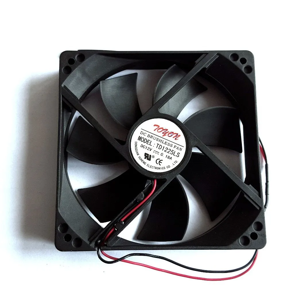 TOYON TD1225LS DC12V 0.18A 1x1x25mm cooling fan TOYON TD1225LS DC12V 0.18A 1x1x25mm cooling fan