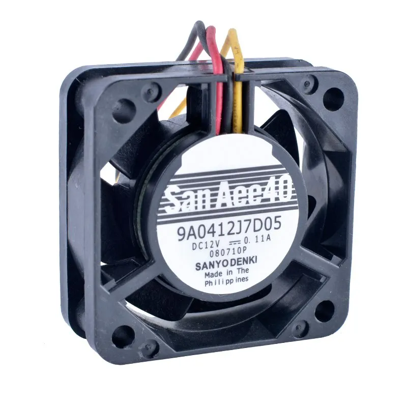 Sanyo 9A0412J7D05 DC12V 0.11A Double ball bearing cooling fan Sanyo 9A0412J7D05 DC12V 0.11A Double ball bearing cooling fan