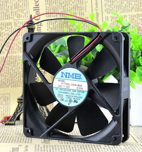 NMB 4710NL-05W-B50 12CM 24V 0.31A inverter cooling fan NMB 4710NL-05W-B50 12CM 24V 0.31A inverter cooling fan