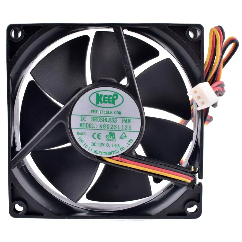 KEEP A8025L12S 12V 0.03A dc brushless cooling fan KEEP A8025L12S 12V 0.03A dc brushless cooling fan