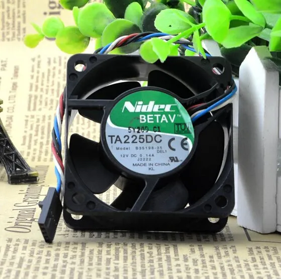 Nidec TA225DC B35198-35 12V 0.14A PWM control 4 line chassis fan Nidec TA225DC B35198-35 12V 0.14A PWM control 4 line chassis fan
