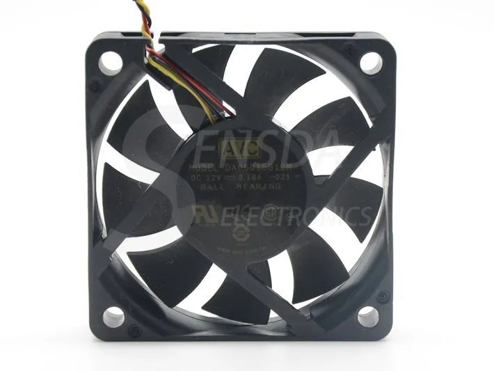 AVC DA06015B12M 60*60*15 mm DC 12V 0.18A 3-pin axial server inverter TV Set cooling fan AVC DA06015B12M 60*60*15 mm DC 12V 0.18A 3-pin axial server inverter TV Set cooling fan