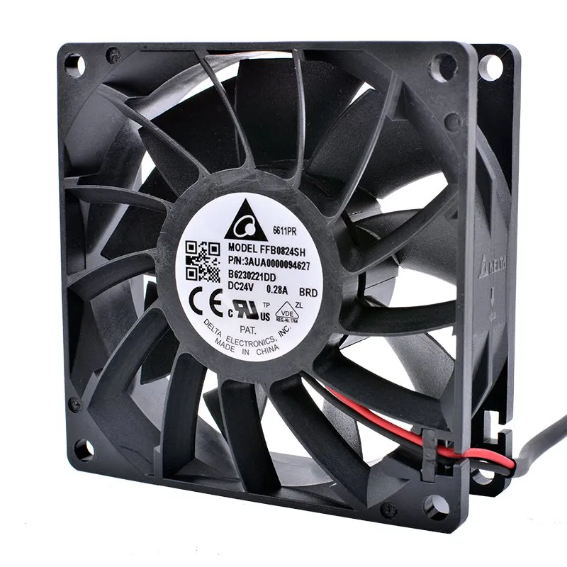 DELTA FFB0824SHBRD 3AUA0000094627 8cm 24V 0.28A cooling fan DELTA FFB0824SHBRD 3AUA0000094627 8cm 24V 0.28A cooling fan