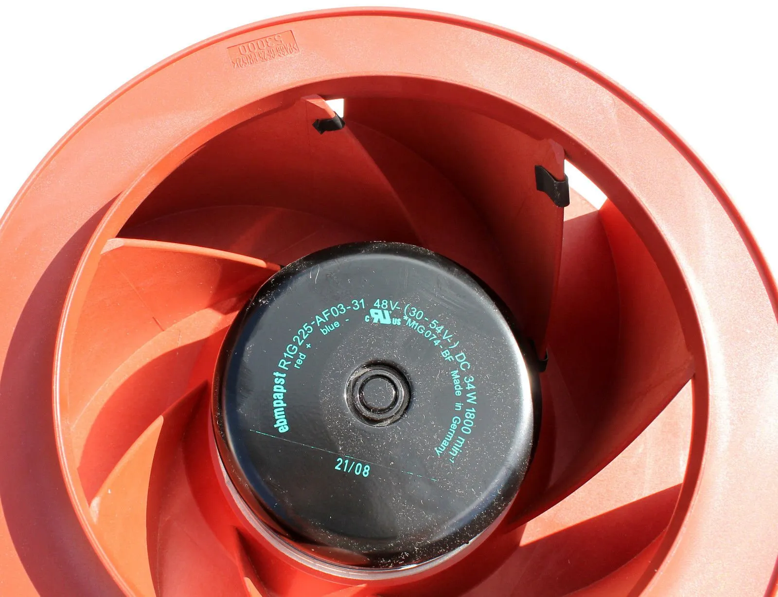 Ebmpapst R1G225-AF03-31 48VDC 35W 1800RPM Centrifugal Fan Turbofan Ebmpapst R1G225-AF03-31 48VDC 35W 1800RPM Centrifugal Fan Turbofan