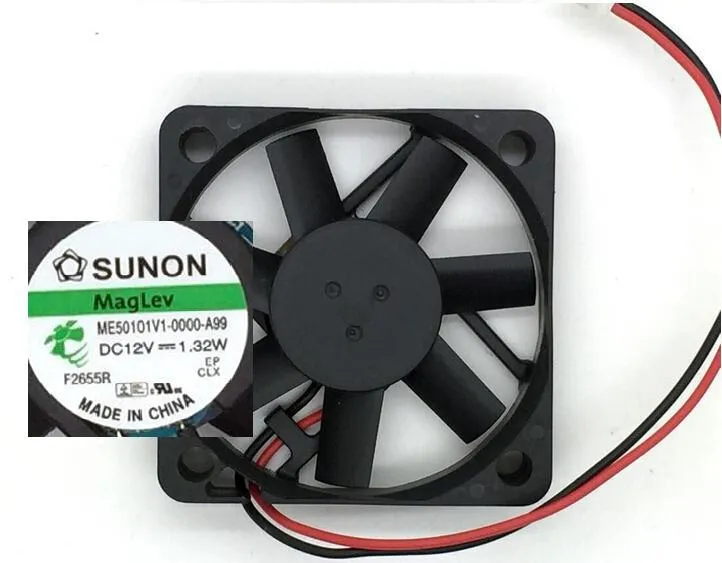 SUNON ME50101V1-0000-A99 12V 1.32W 5CM 2 lines cooling fan SUNON ME50101V1-0000-A99 12V 1.32W 5CM 2 lines cooling fan