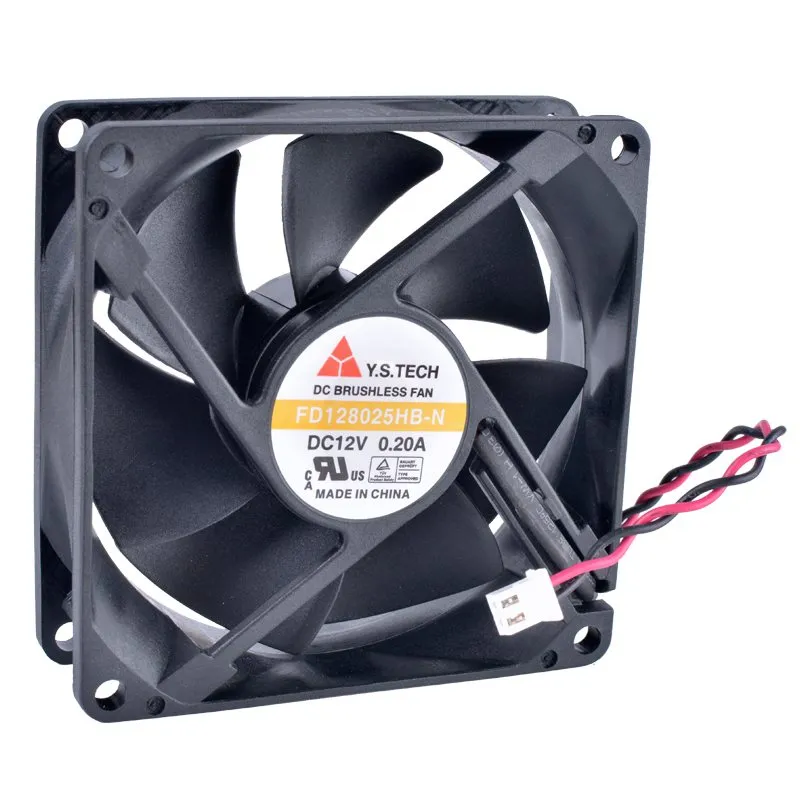 Y.S.TECH FD128025HB-N DC12V 0.20A Double ball bearing Brushless fan Y.S.TECH FD128025HB-N DC12V 0.20A Double ball bearing Brushless fan
