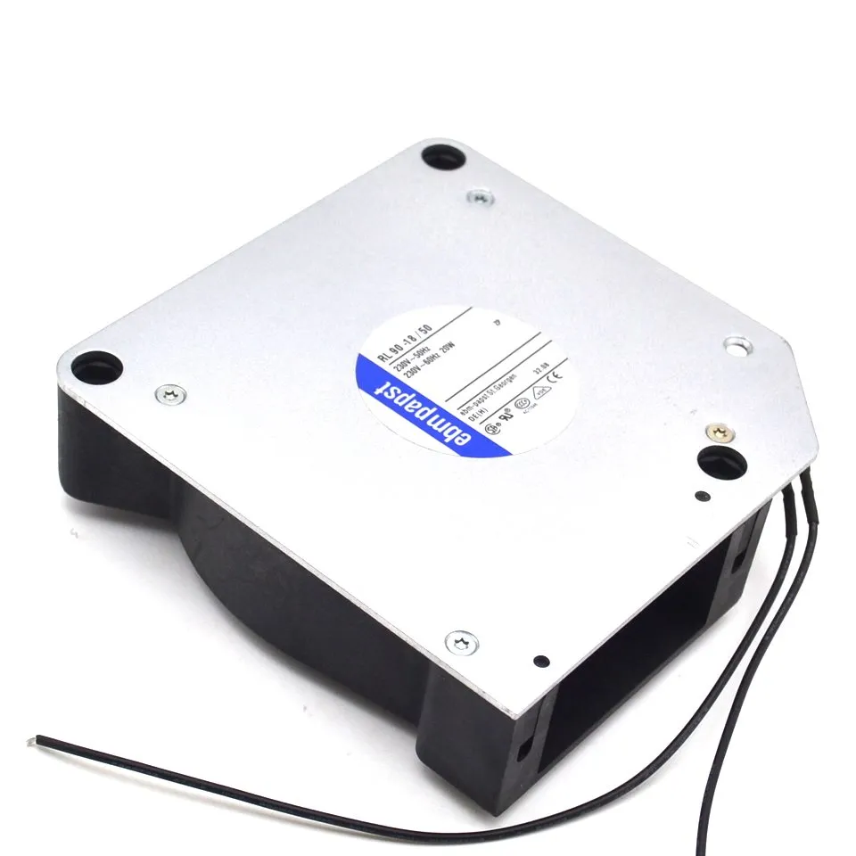 ebmpapst TYP RL90-18/50 115v 21w 12cm worm gear high temperature fan ebmpapst TYP RL90-18/50 115v 21w 12cm worm gear high temperature fan