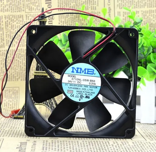 NMB 4710NL-05W-B50 12CM 24V 0.31A inverter cooling fan NMB 4710NL-05W-B50 12CM 24V 0.31A inverter cooling fan