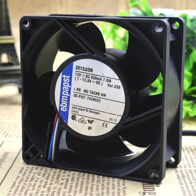 Ebmpapst 3212J/2N 12V 7.6W 9cm 9238 third-tier server cooling fan Ebmpapst 3212J/2N 12V 7.6W 9cm 9238 third-tier server cooling fan