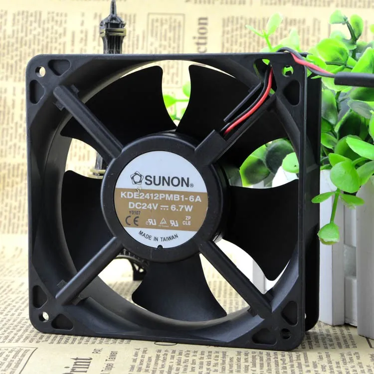 SUNON KDE2409PTB1-6A 120*120*38MM 9025 24V 10.3W axial flow fan SUNON KDE2409PTB1-6A 120*120*38MM 9025 24V 10.3W axial flow fan