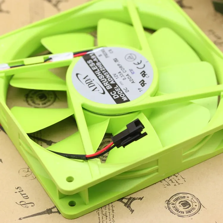 ADDA ADN512HB-A91 135*135*25mm 13.5cm DC12V dual ball bearing cooling fan ADDA ADN512HB-A91 135*135*25mm 13.5cm DC12V dual ball bearing cooling fan