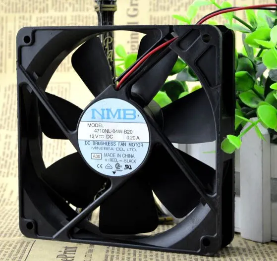 NMB 4710NL-04W-B20 120*120*25 12V 0.20A chassis fan NMB 4710NL-04W-B20 120*120*25 12V 0.20A chassis fan