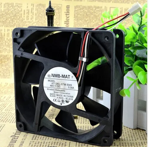 NMB-MAT 4712KL-07W-B49 120*120*32 48V 3wire converter cooling fan NMB-MAT 4712KL-07W-B49 120*120*32 48V 3wire converter cooling fan