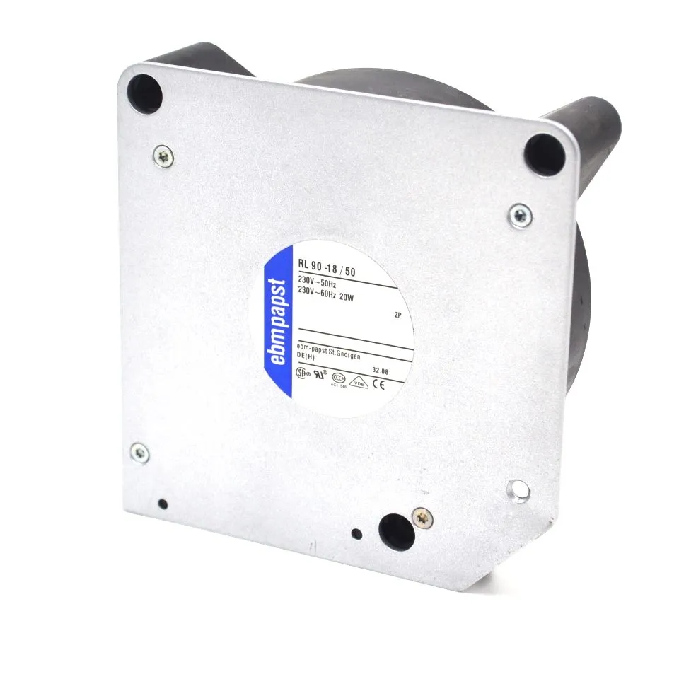 ebmpapst TYP RL90-18/50 115v 21w 12cm worm gear high temperature fan ebmpapst TYP RL90-18/50 115v 21w 12cm worm gear high temperature fan