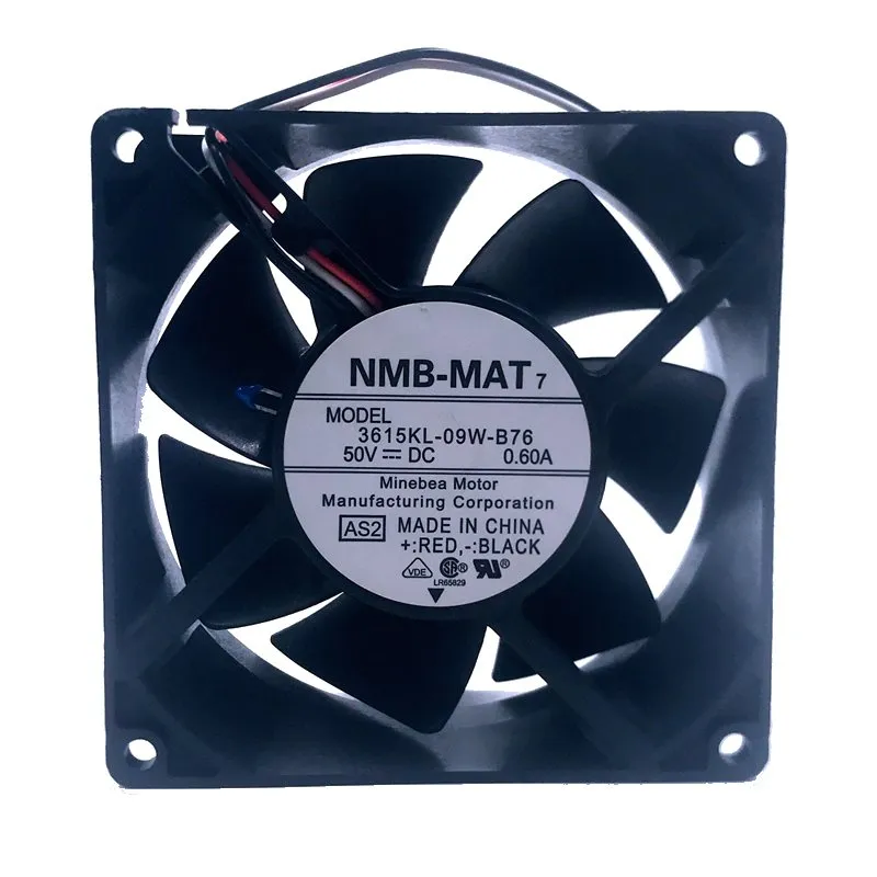 NMB 3615KL-09W-B76 DC50V 0.60A temperature control server cooling fan NMB 3615KL-09W-B76 DC50V 0.60A temperature control server cooling fan