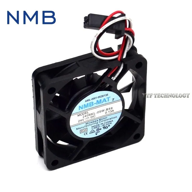 NMB A90L-0001-0511 2406KL-05W-B59 6CM 24V cooling fan NMB A90L-0001-0511 2406KL-05W-B59 6CM 24V cooling fan
