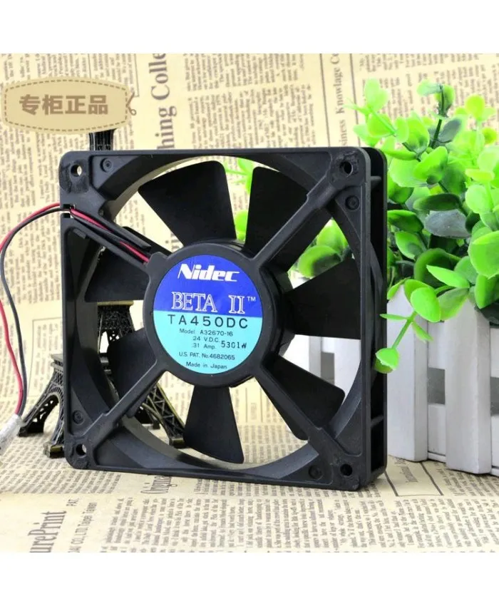 NIDEC A32670-16 24V 0.31A 12CM cooling Fan NIDEC A32670-16 24V 0.31A 12CM cooling Fan