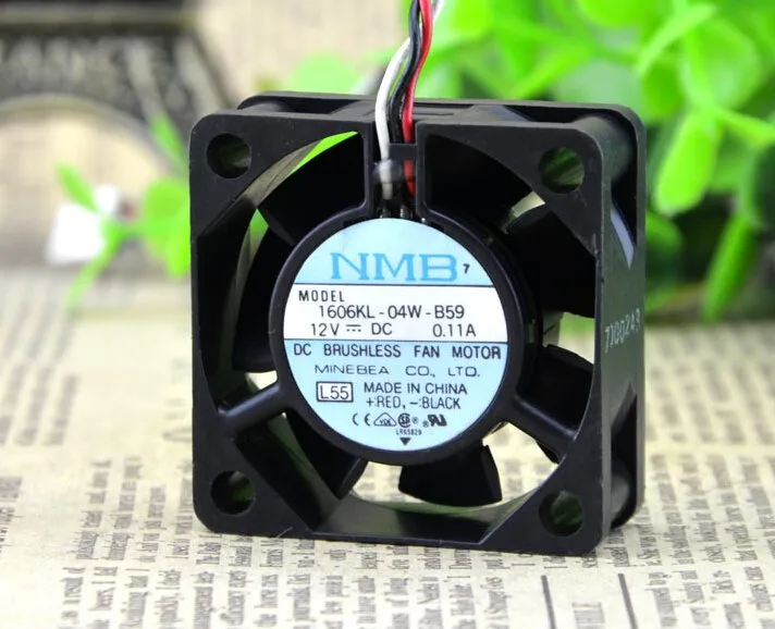 NMB 1606KL-04W-B59 12V 0.11A 40*40*15MM ball axial flow fan NMB 1606KL-04W-B59 12V 0.11A 40*40*15MM ball axial flow fan