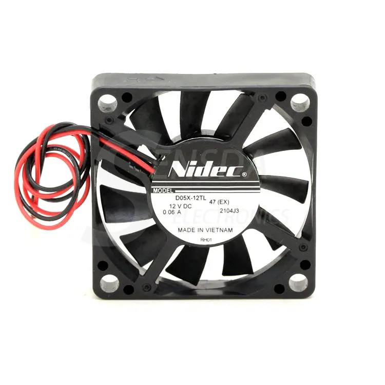 NIDEC D05X-12TL DC 12V 0.06A 50mm Super silent quiet cooling fan NIDEC D05X-12TL DC 12V 0.06A 50mm Super silent quiet cooling fan