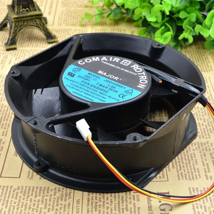 Comair Rotron JQD24B6E1 DC24V 1.0A 17cm temperature control cooling fan Comair Rotron JQD24B6E1 DC24V 1.0A 17cm temperature control cooling fan