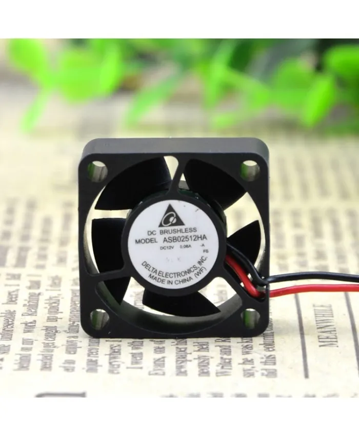 DELTA ASB02512HA 12V 0.06A 2-lines 2.5cm fan DELTA ASB02512HA 12V 0.06A 2-lines 2.5cm fan
