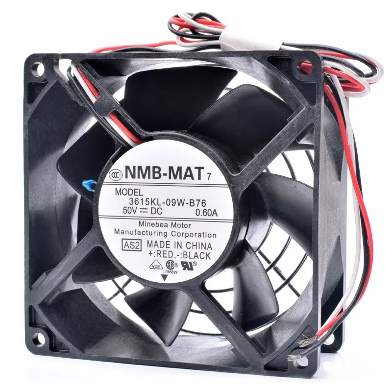 NMB 3615KL-09W-B76 DC50V 0.60A temperature control server cooling fan NMB 3615KL-09W-B76 DC50V 0.60A temperature control server cooling fan