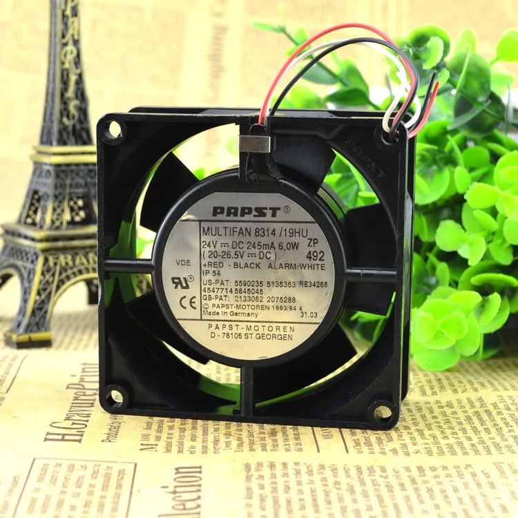 Ebmpapst 8314 24V 2.7W 8032 8CM cooling fan Ebmpapst 8314 24V 2.7W 8032 8CM cooling fan
