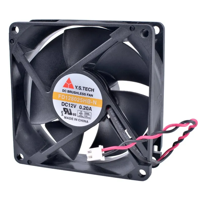 Y.S.TECH FD128025HB-N DC12V 0.20A Double ball bearing Brushless fan Y.S.TECH FD128025HB-N DC12V 0.20A Double ball bearing Brushless fan
