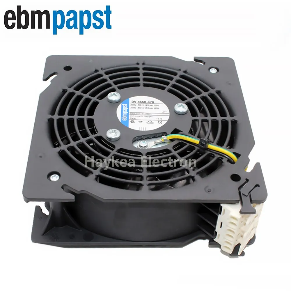 ebmpapst DV4650-470 230V-50HZ 110MA/120MA 18W/19W Cabinet Cooling Fan ebmpapst DV4650-470 230V-50HZ 110MA/120MA 18W/19W Cabinet Cooling Fan