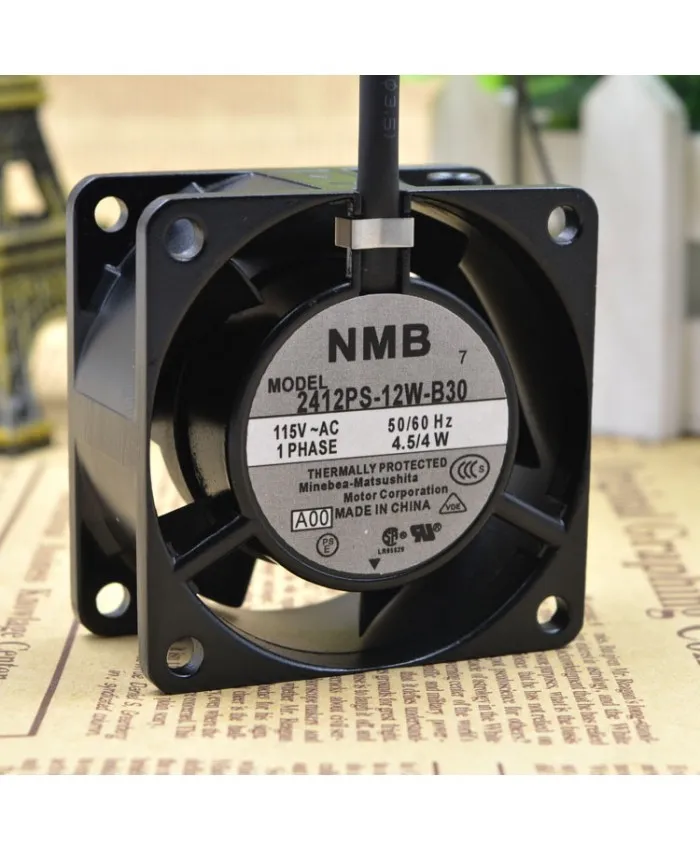 NMB 2412PS-12W-B30 6CM 6028 115V server fan NMB 2412PS-12W-B30 6CM 6028 115V server fan
