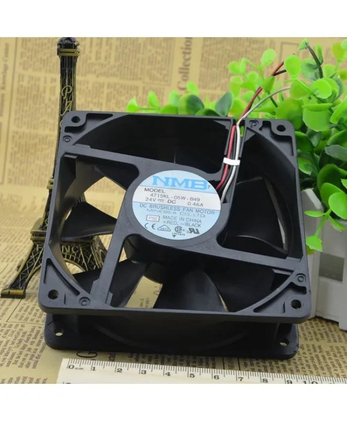 NMB-MAT 4715KL-05W-B49 DC24V 0.46A cooling fan NMB-MAT 4715KL-05W-B49 DC24V 0.46A cooling fan