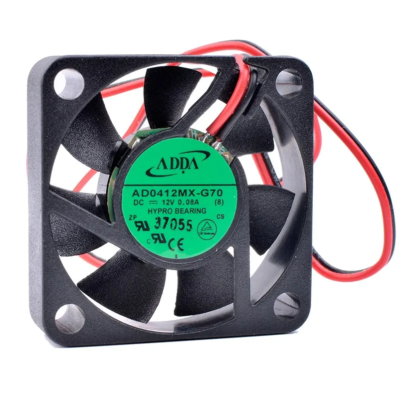 ADDA AD0412MX-G70 DC12V 0.08A Hypro bearing cooling fan ADDA AD0412MX-G70 DC12V 0.08A Hypro bearing cooling fan