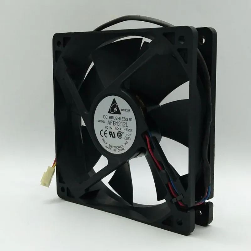 Delta AFB1212L12CM 0.60A DC12V Ball Bearing Cooling Fan Delta AFB1212L12CM 0.60A DC12V Ball Bearing Cooling Fan