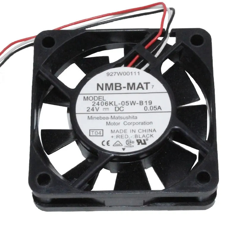 NMB 2406KL-05W-B19 DC 24V 0.05A 1.2w inverter cooling fan NMB 2406KL-05W-B19 DC 24V 0.05A 1.2w inverter cooling fan