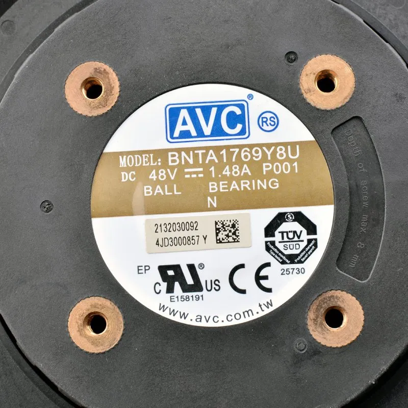 AVC BNTA1769Y8U DC48V 1.48A Waterproof Turbine Disk Blower Server Fan AVC BNTA1769Y8U DC48V 1.48A Waterproof Turbine Disk Blower Server Fan