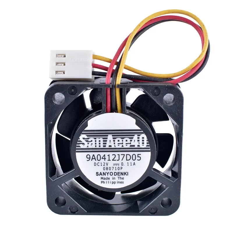 Sanyo 9A0412J7D05 DC12V 0.11A Double ball bearing cooling fan Sanyo 9A0412J7D05 DC12V 0.11A Double ball bearing cooling fan