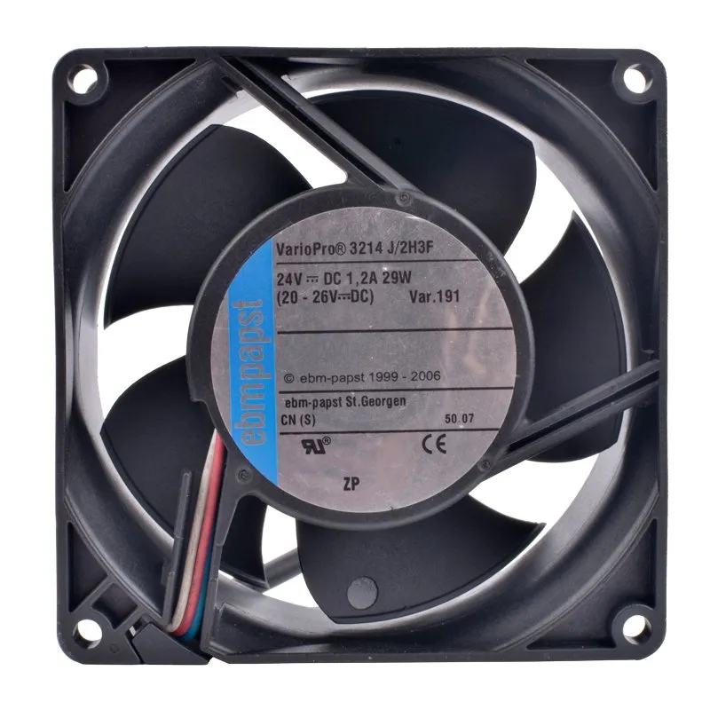 ebmpapst 3214J/2H3F 24V 29W Double ball bearing cooling fan ebmpapst 3214J/2H3F 24V 29W Double ball bearing cooling fan