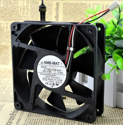 NMB-MAT 4712KL-07W-B49 120*120*32 48V 3wire converter cooling fan NMB-MAT 4712KL-07W-B49 120*120*32 48V 3wire converter cooling fan