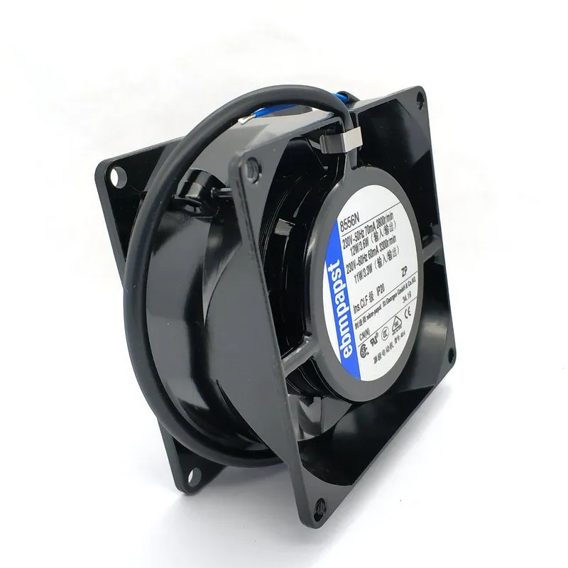 EBMPAPST 8556N 230V metal temperature cooling fan EBMPAPST 8556N 230V metal temperature cooling fan
