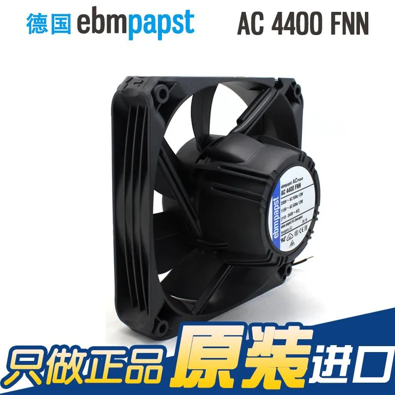 ebm papst AC4400FNN AC 4400 FNN AC 230V 115V 12W 1x1x25mm Server Square fan ebm papst AC4400FNN AC 4400 FNN AC 230V 115V 12W 1x1x25mm Server Square fan