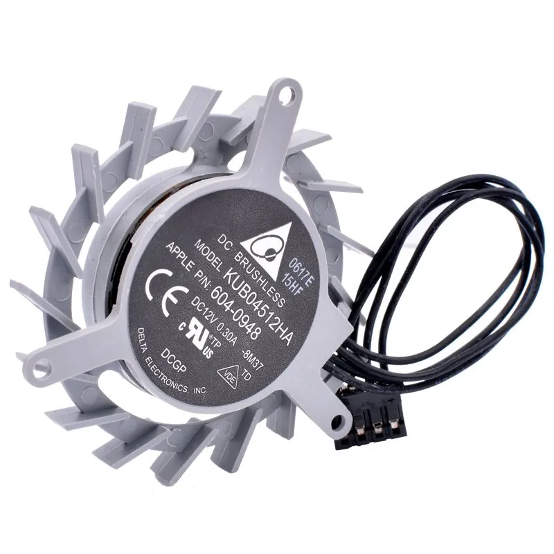 KUB04512HA APPLE PIN: 604-0948 DC12V 0.30A delta cooling fan KUB04512HA APPLE PIN: 604-0948 DC12V 0.30A delta cooling fan