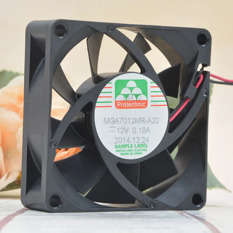 Magic MGA7012MR-A25 DC12V 0.17A 2lines silence cooling fan Magic MGA7012MR-A25 DC12V 0.17A 2lines silence cooling fan