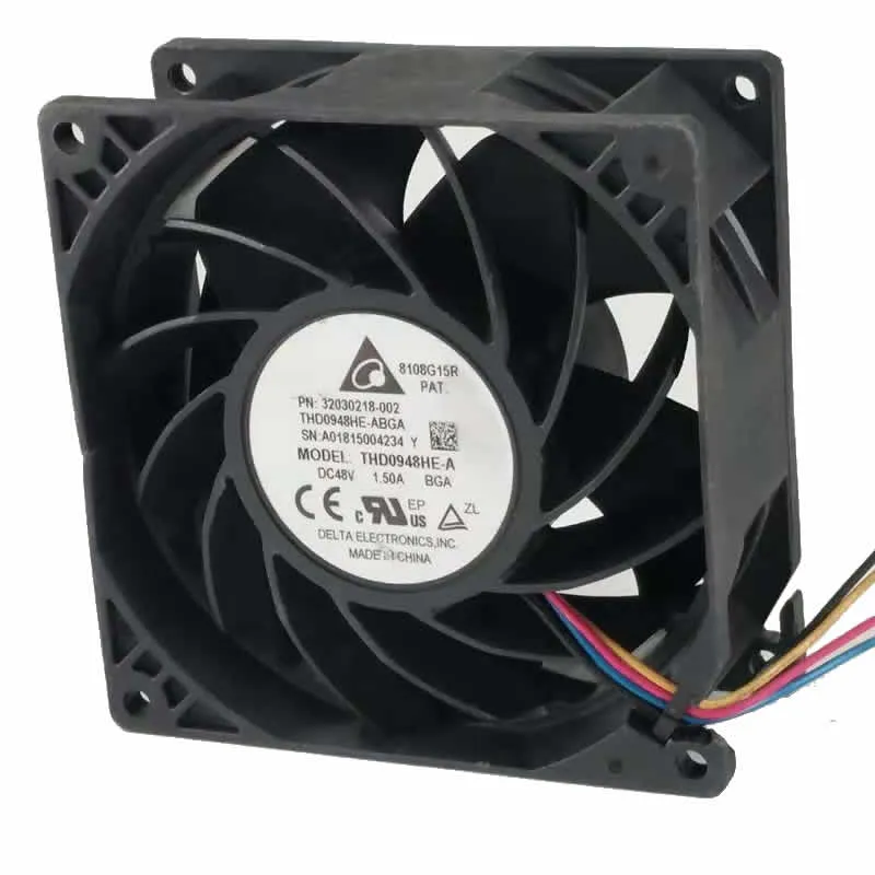 Delta THD0948HE-A DC48V 1.50A 4-wire cooling fan Delta THD0948HE-A DC48V 1.50A 4-wire cooling fan
