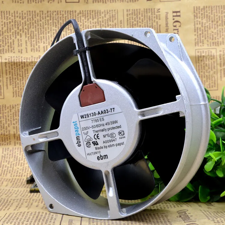 ebmpapst W2S130-AA03-77 AC230V 45W 2-wire Server Cooling Fan ebmpapst W2S130-AA03-77 AC230V 45W 2-wire Server Cooling Fan