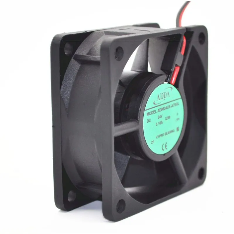 ADDA AD0624UX-A70GL DC24V 0.16A 2-wire Server cooing Fan ADDA AD0624UX-A70GL DC24V 0.16A 2-wire Server cooing Fan
