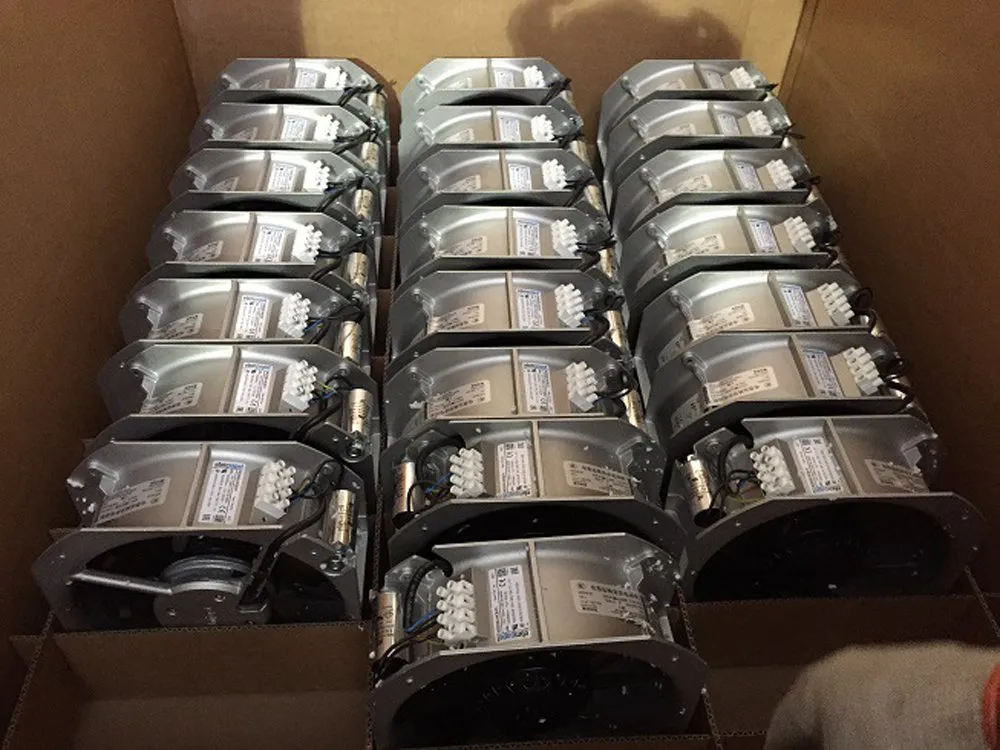 ebmpapst W2E200-HH86-01 AC115V 80W high temperature resistant metal cooling fan ebmpapst W2E200-HH86-01 AC115V 80W high temperature resistant metal cooling fan